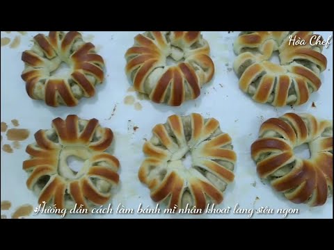 hướng dẫn làm bánh khoai lang - Hướng dẫn cách làm bánh mì nhân khoai lang (sweet potato bread) siêu ngon - Hòa Chef