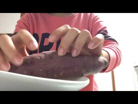 hướng dẫn nướng khoai lang bằng lò nướng - Khoai lang nướng bằng lò vi sóng| Chế Tiền Vlog