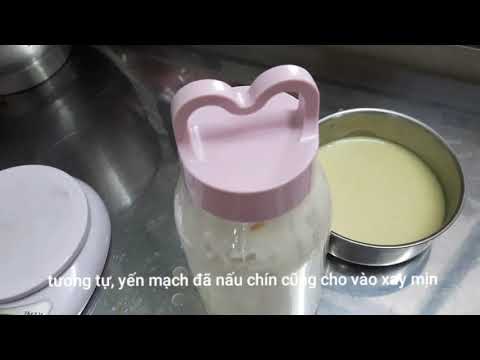 cách nấu khoai lang cho bé ăn dặm - Sữa yến mạch khoai lang cho bé 6m+ #andam #suahat #yenmach #khoailang