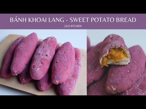 cách nấu khoai lang mật - BÁNH KHOAI LANG HÀN QUỐC 🍠🍠| Sweet Potato Bread | Lilo Kitchen