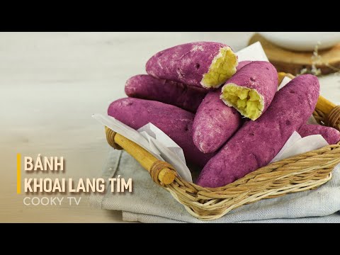 hướng dẫn làm khoai lang chiên - Bánh Khoai Lang Tím - Cách Làm Chi Tiết Đơn Giản| Cooky TV