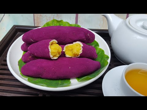 hướng dẫn làm bánh khoai lang - Cách Làm Bánh Khoai Lang Tím Hàn Quốc Đơn Giản Tại Nhà | Góc Bếp Nhỏ