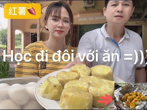 hướng dẫn làm khoai lang chiên - Cách làm bánh khoai lang | tiếng trung chủ đề ẩm thực | cumi | 越南美食 ！