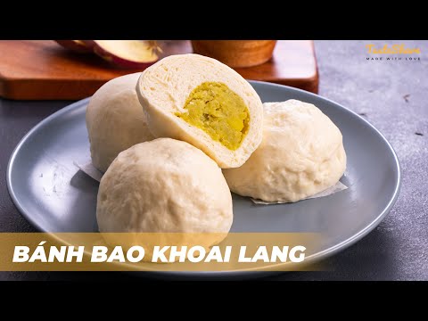 hướng dẫn làm bánh khoai lang - CÁCH LÀM BÁNH BAO KHOAI LANG | TasteShare