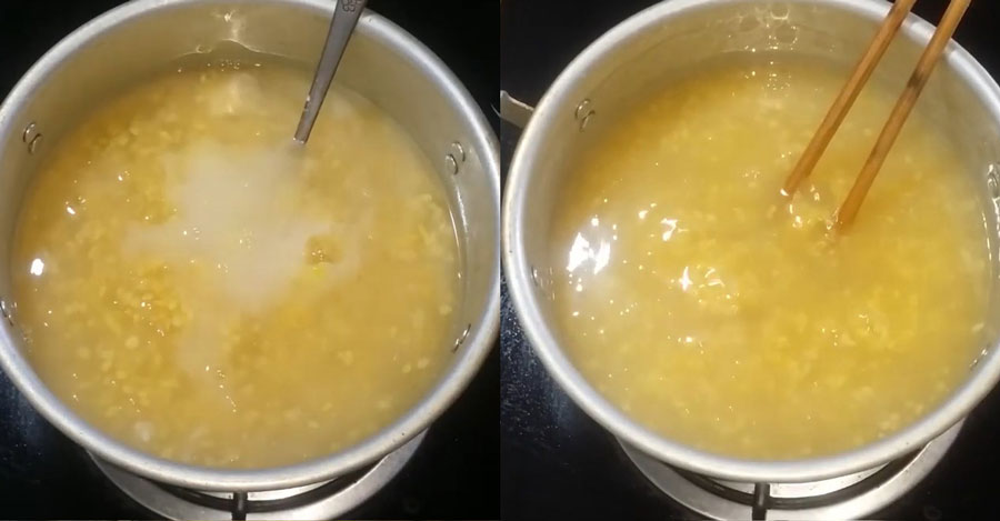 Cách nấu chè khoai dẻo cốt dừa, đậu xanh tại nhà ngon bất bại - 13