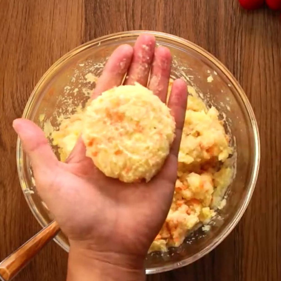 Cách làm bánh gà phô mai, khoai tây ngon bằng nồi chiên không dầu - 21